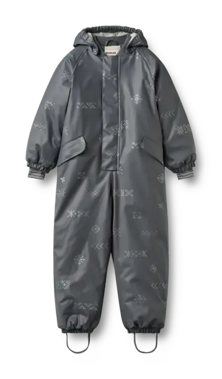 Wheat Ludo Gummi Flyverdragt - Reflective Jacquard - 122