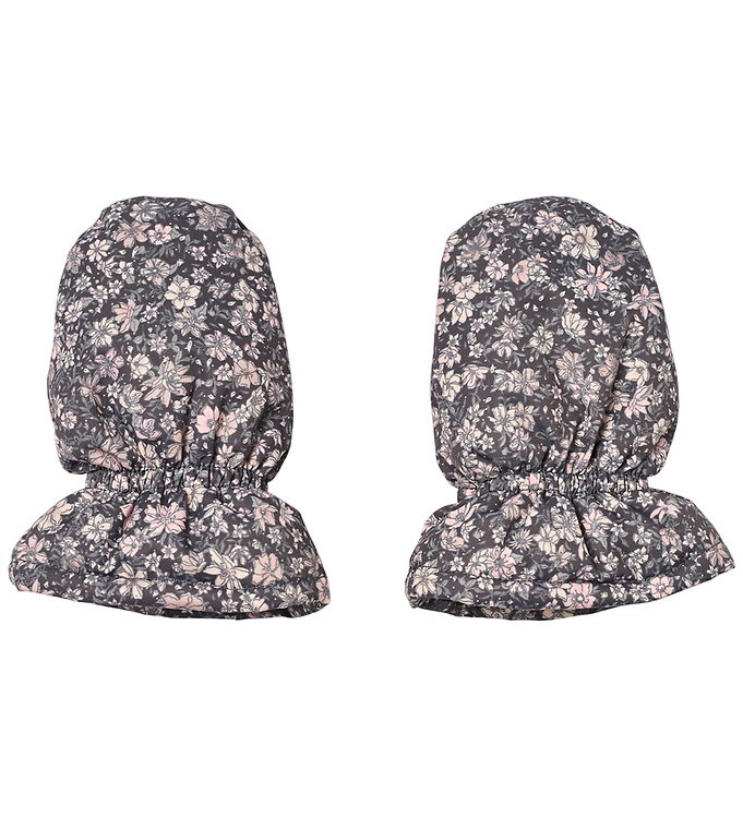 Wheat Luffer - Muffu - Dark Charcoal Flowers