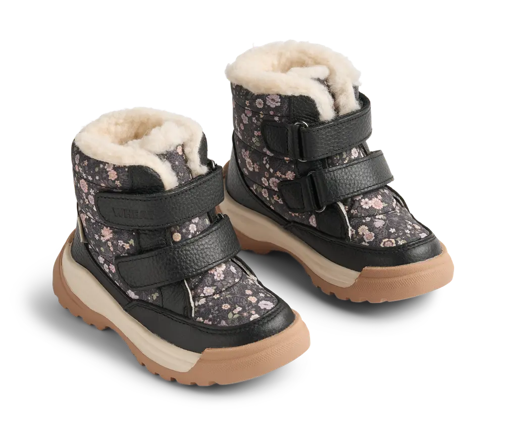 Wheat Millas Vinterstøvle Tex - Black - 25 Wheat Millas Vinterstøvle Tex - Black - 25