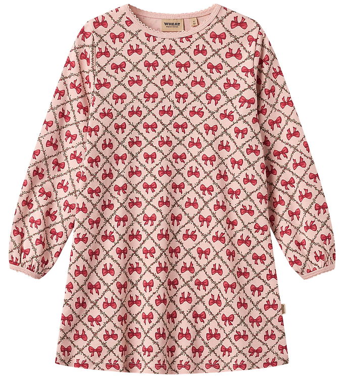 Wheat Natkjole - Elinor - Dim Rose Bows Wheat Natkjole - Elinor - Dim Rose Bows