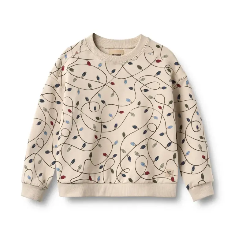 Wheat Sandro Sweatshirt - Grey Cloud String Lights - 98 Wheat Sandro Sweatshirt - Grey Cloud String Lights - 98