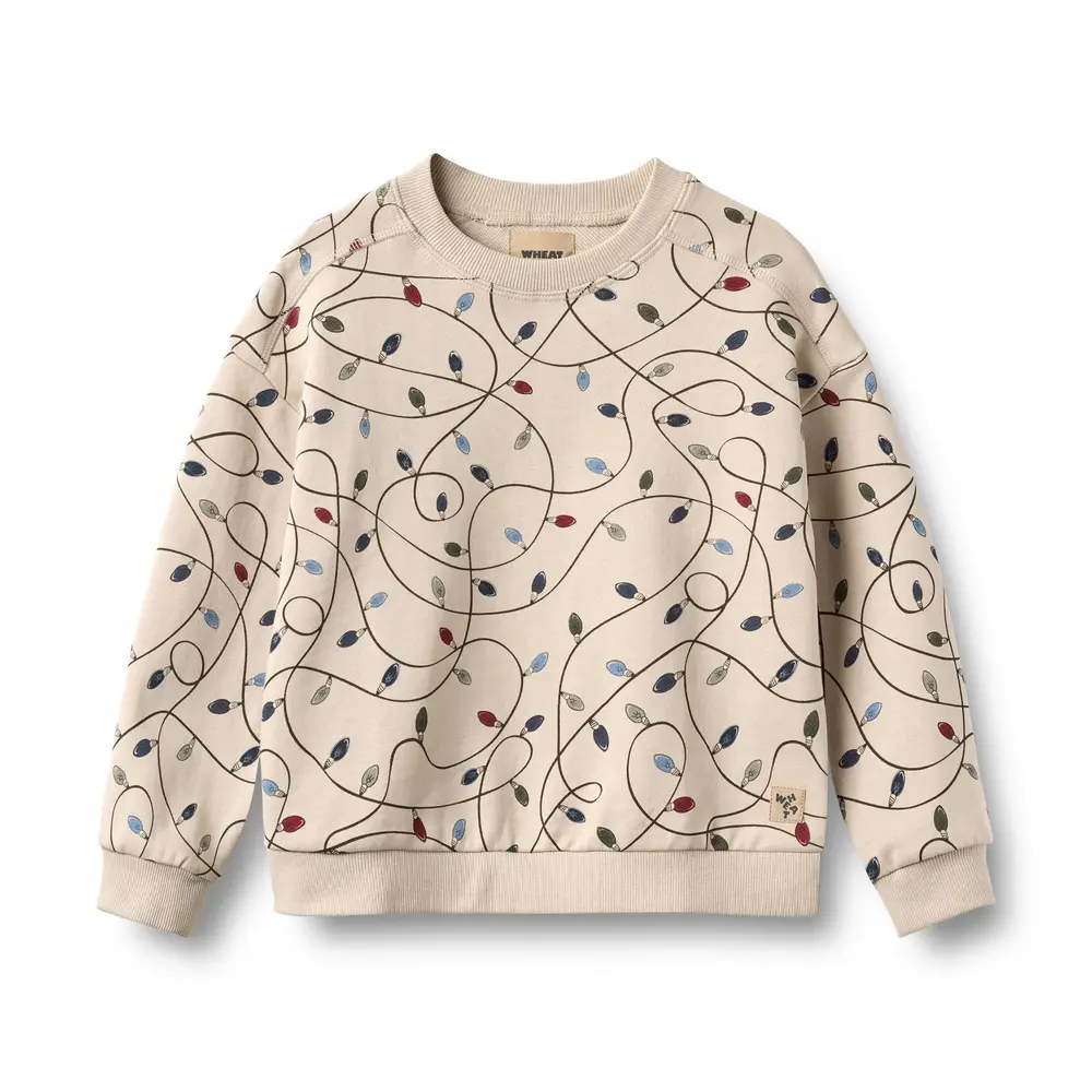 Wheat Sandro Sweatshirt - Grey Cloud String Lights - 98 Wheat Sandro Sweatshirt - Grey Cloud String Lights - 98