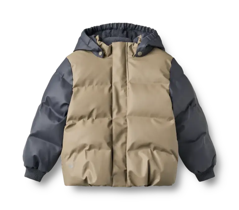Wheat Shoore Puffer Jakke - Grey Stone - 128