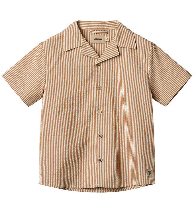 Wheat Skjorte - Anker - Caramel Stripe