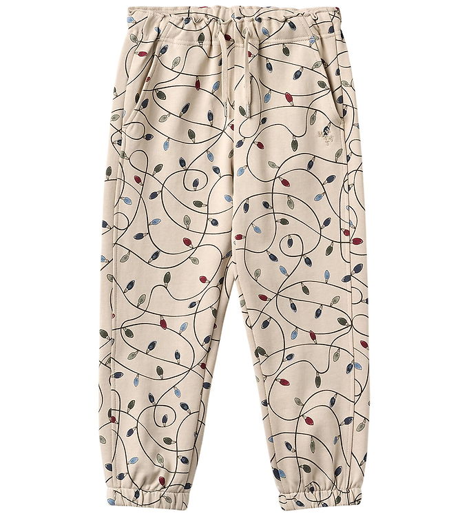 Wheat Sweatpants - Cosmo . Grey Cloud String Lights