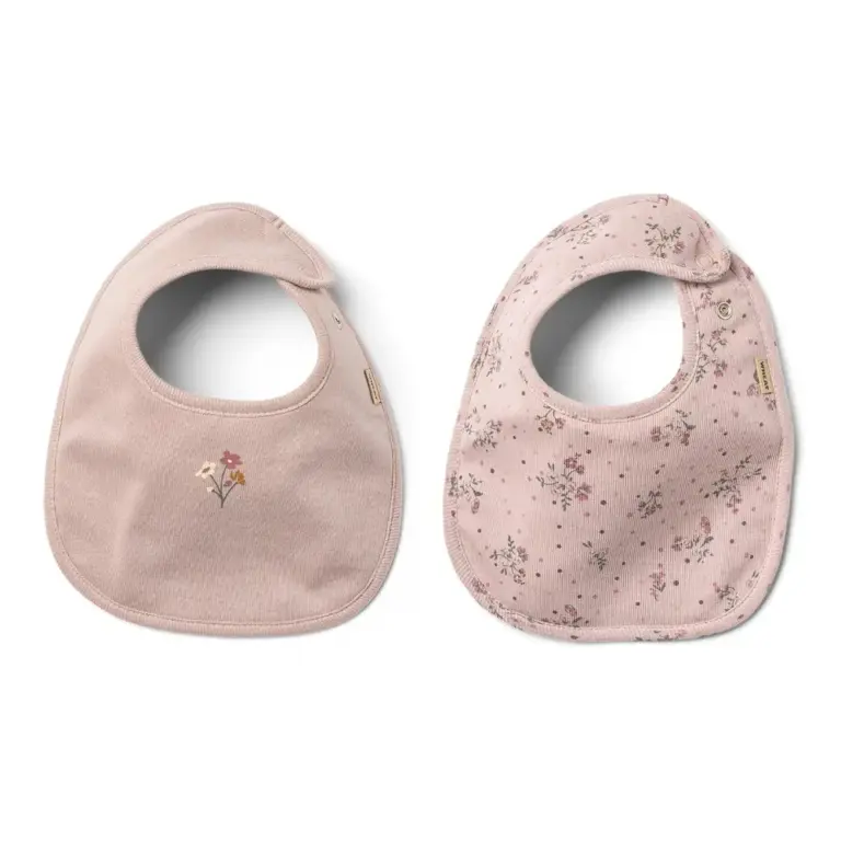 Wheat Taylor Savlesmække 2-Pak - Lilac Flowers - ONESIZE