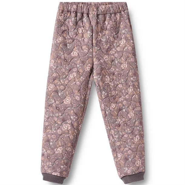 Wheat Termobukser - Alex - Purple Stone Flowers