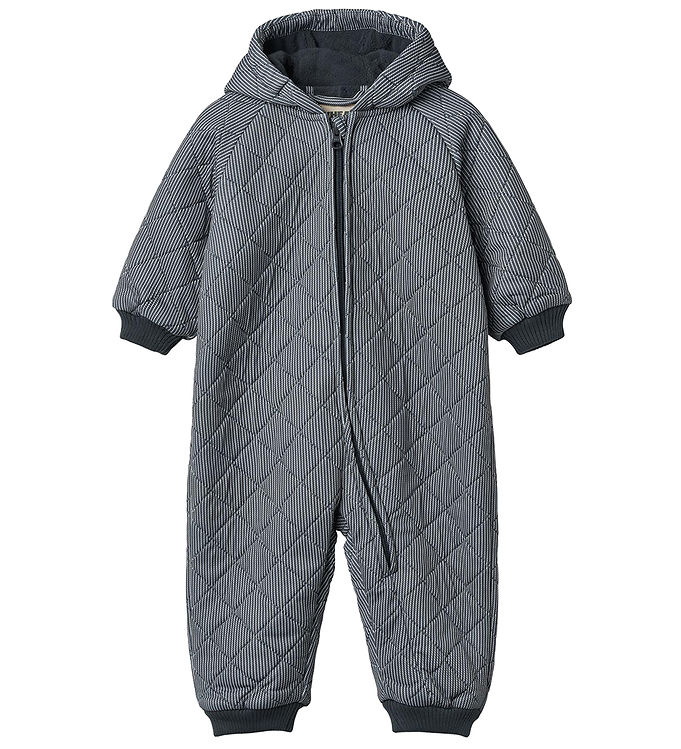 Wheat Termodragt m. Fleece - Cuddle - Ink Stripe Wheat Termodragt m. Fleece - Cuddle - Ink Stripe