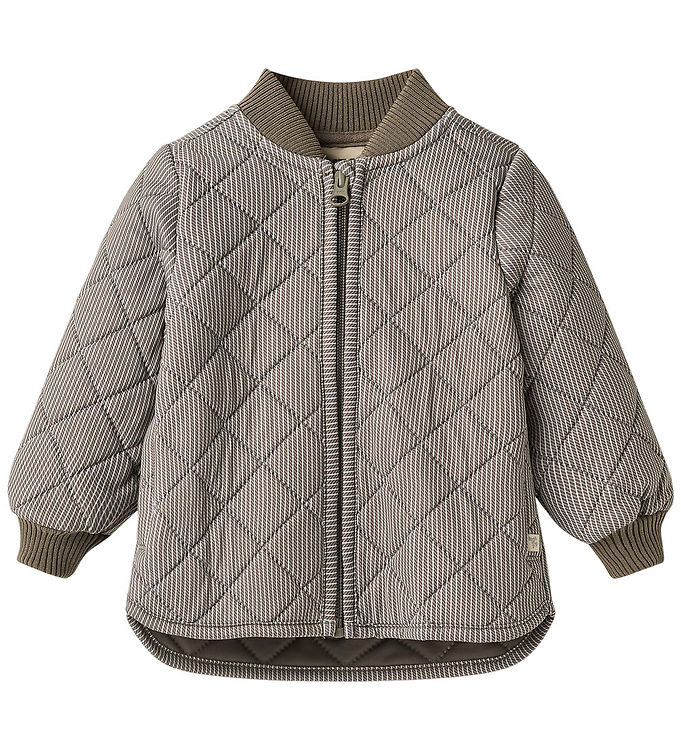 Wheat Termojakke - Loui - Brown Stripe Wheat Termojakke - Loui - Brown Stripe