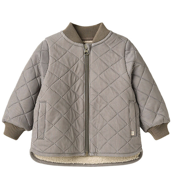 Wheat Termojakke m. Fleece - Benni - Brown Stripe