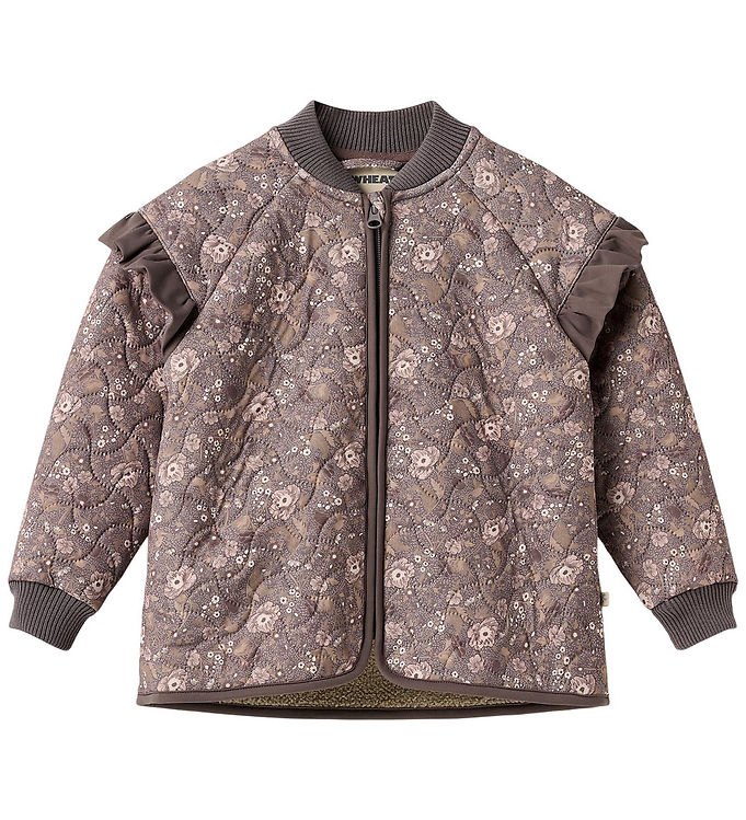Wheat Termojakke m. Fleece - Ellas - Purple Stone Flowers
