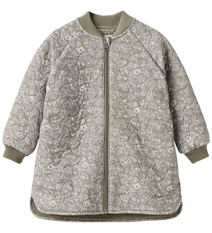 Wheat Termojakke m. Fleece - Helga - Grey Stone Flowers
