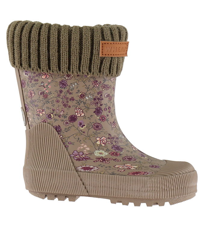 Wheat Termostøvler - 2-i-1 - Wader - Portabella Flowers