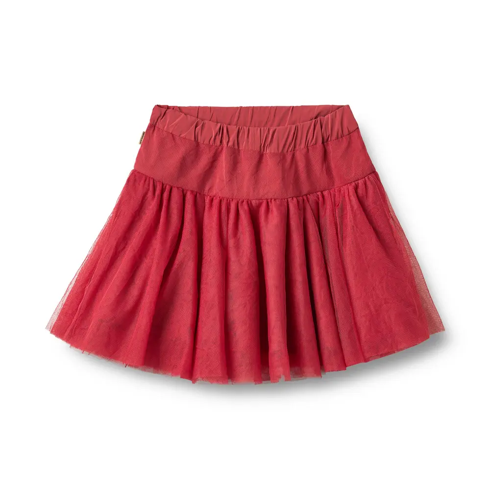 Wheat Tulle Nederdel - Red Cherry - 110 Wheat Tulle Nederdel - Red Cherry - 110