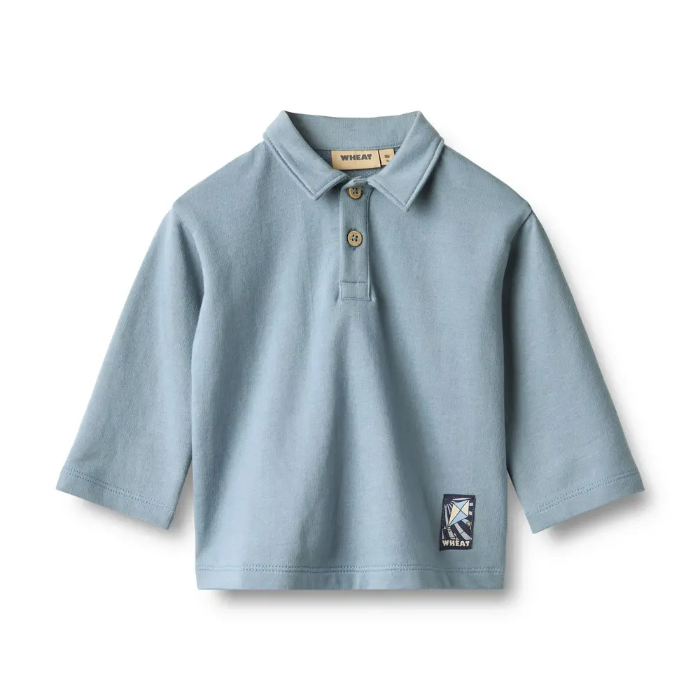 Wheat Vilhelm Sweatshirt - Faded Denim - 86 Wheat Vilhelm Sweatshirt - Faded Denim - 86