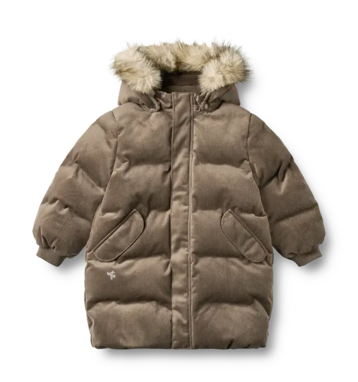 Wheat Vinteren Puffer Jakke - Dry Wood - 104
