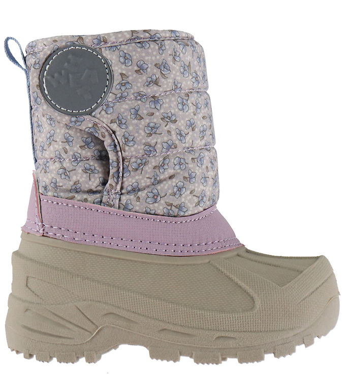Wheat Vinterstøvler - Winty - Lilac Blue Flowers Wheat Vinterstøvler - Winty - Lilac Blue Flowers