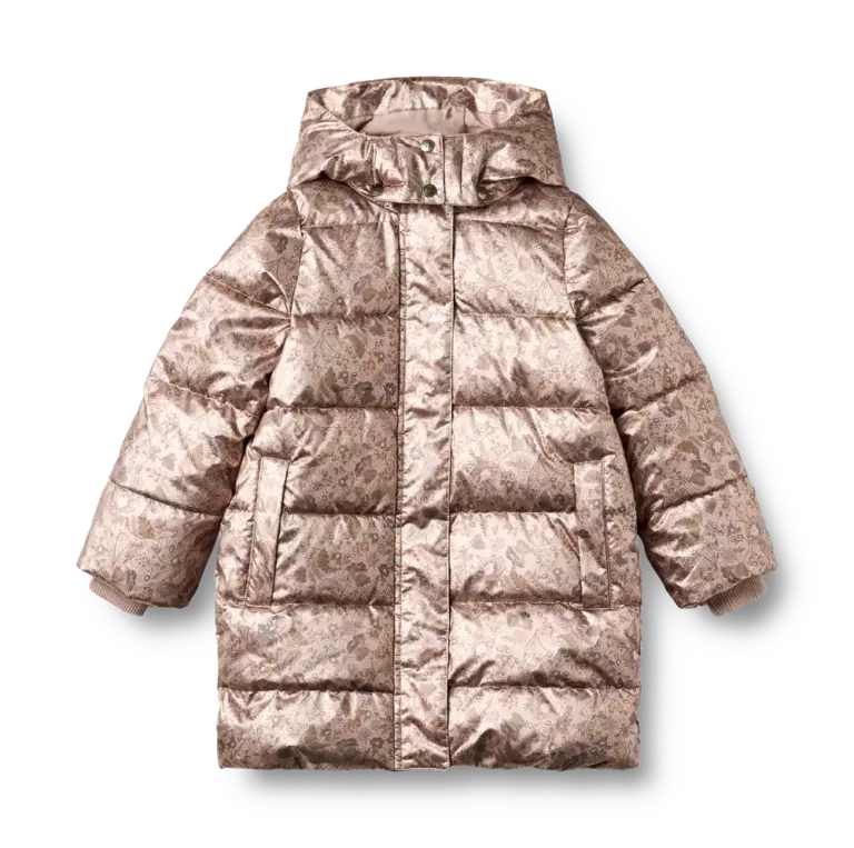 Wheat Yrsa Puffer Jakke - Golden Flowers - 110