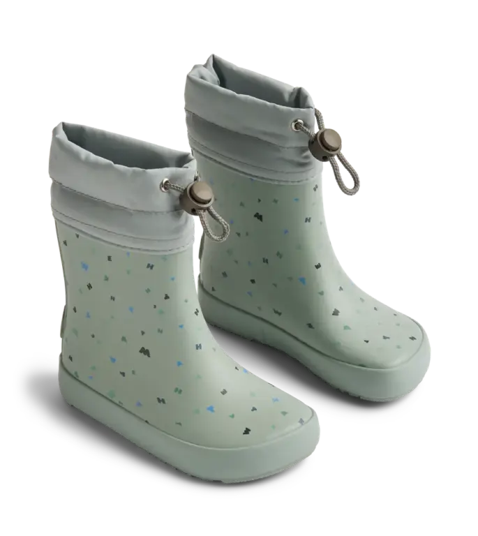 Wheat Zerro Barefoot Termo Gummistøvle - Light flint letters - 30