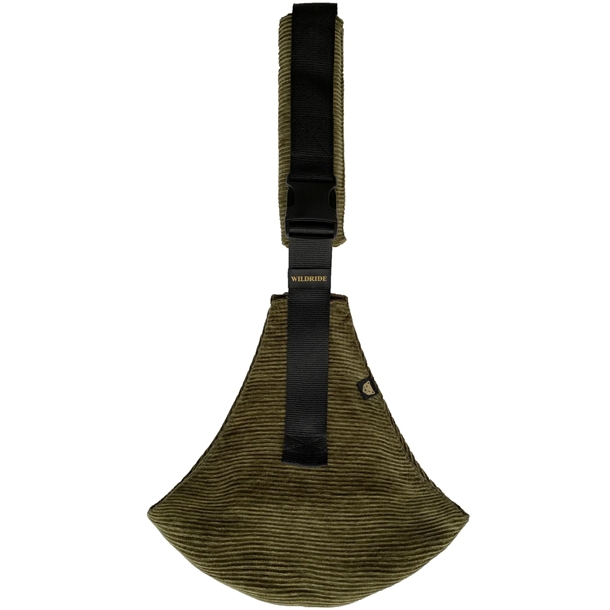 Wildride bæresele - Velvet Olive Green Rib