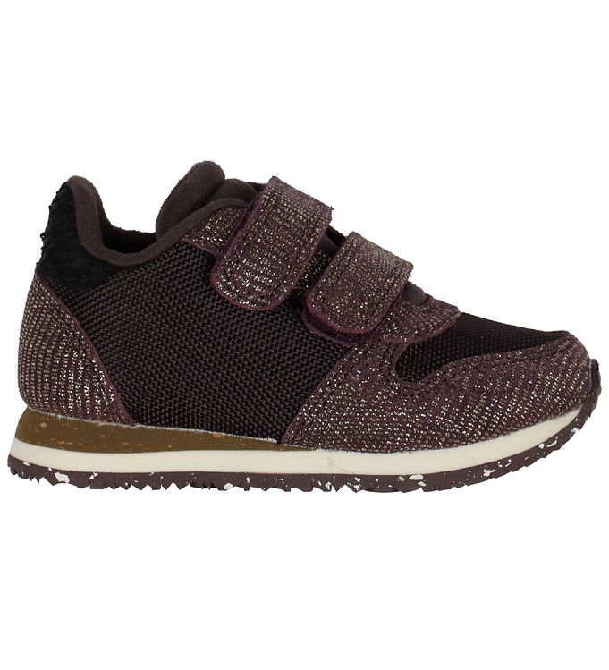 Woden Sko - Sandra Pearl Nylon - Fudge m. Glimmer