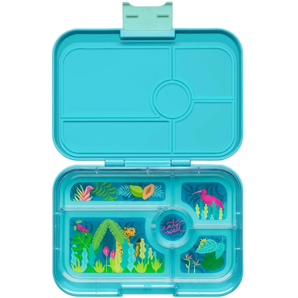 Yumbox Madkasse Tapas - 5 rum - Antibes Blue Jungle Pastel Yumbox Madkasse Tapas - 5 rum - Antibes Blue Jungle Pastel