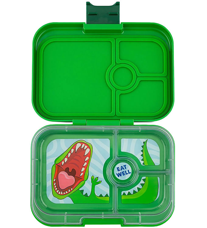 Yumbox Madkasse m. 4 Rum - Bento Panino - 757 ml - Jurassic Gree Yumbox Madkasse m. 4 Rum - Bento Panino - 757 ml - Jurassic Gree
