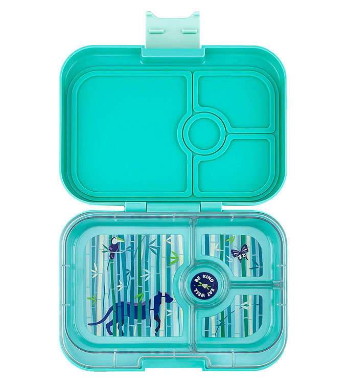 Yumbox Madkasse m. 4 Rum - Bento Panino - 757 ml - Tropical Aqua Yumbox Madkasse m. 4 Rum - Bento Panino - 757 ml - Tropical Aqua