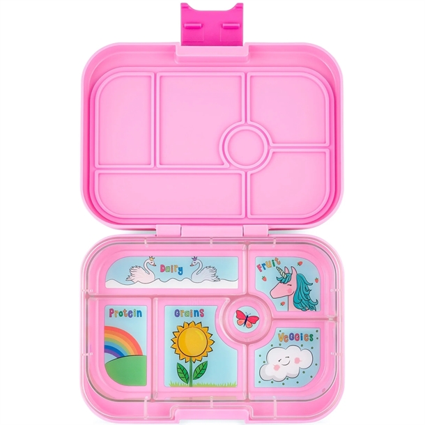 Yumbox Madkasse m. 6 rum - Bento Original - Power Pink Enhjørning Yumbox Madkasse m. 6 rum - Bento Original - Power Pink Enhjørning