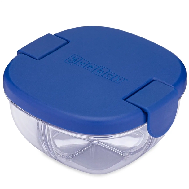 Yumbox Snack Bowl - 3 Rum - Navy Blå Yumbox Snack Bowl - 3 Rum - Navy Blå
