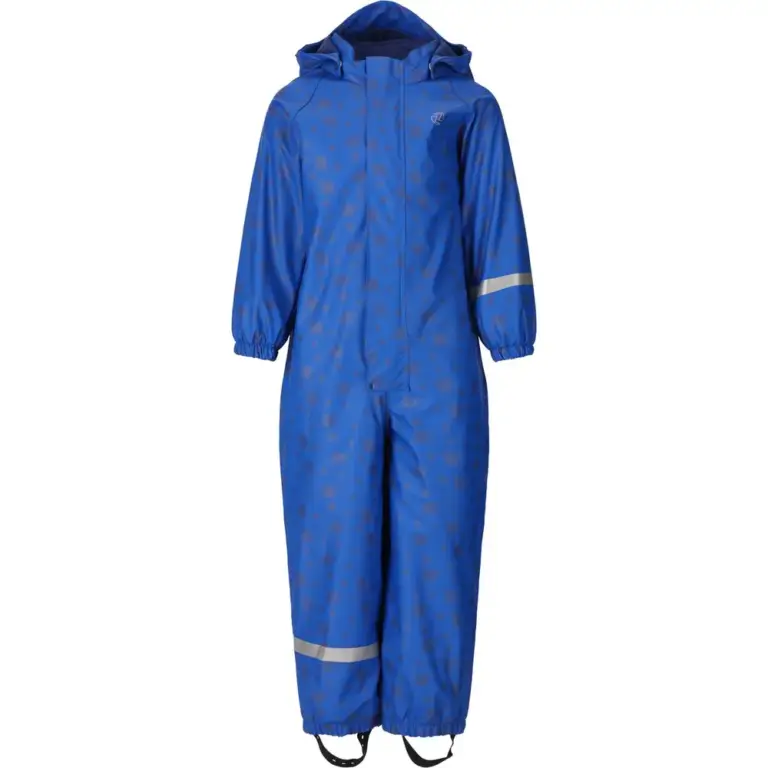 Zing Printet PU Flyverdragt - Nautical Blue - 116