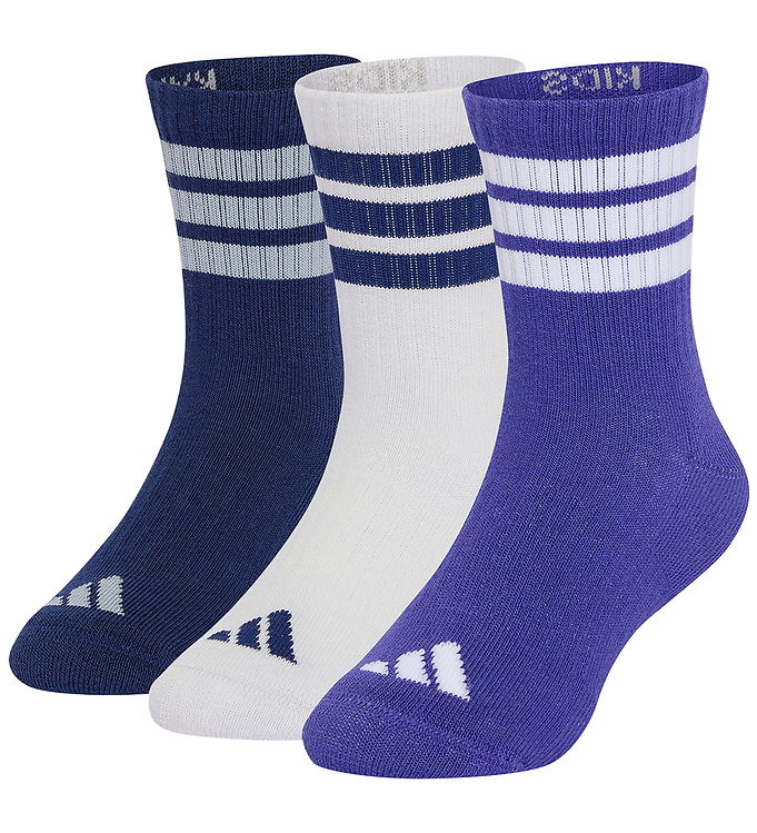 adidas Performance Strømper - 3-pak - Pure Purple/Light Grey Hea