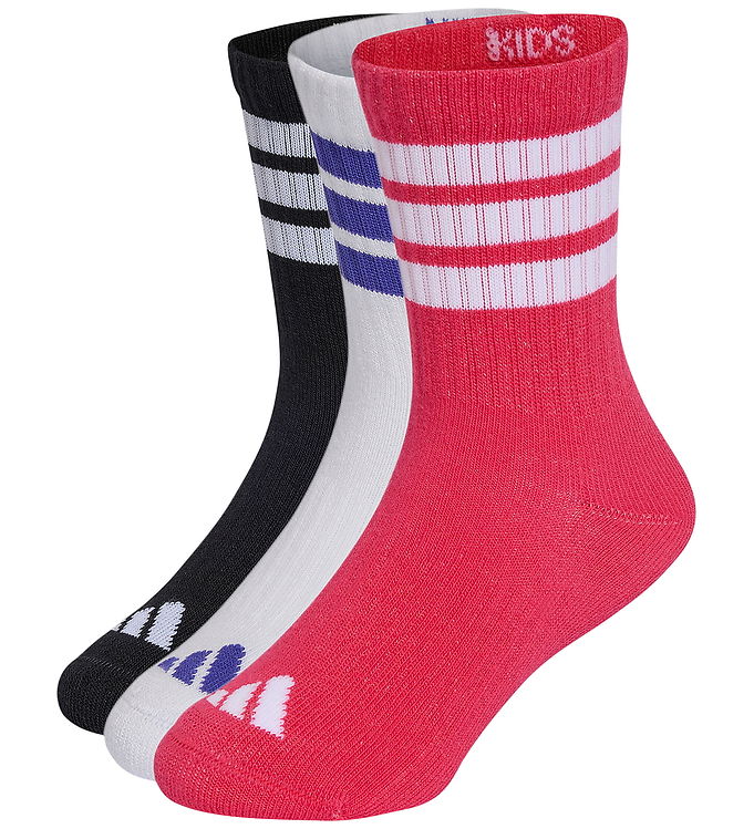 adidas Performance Strømper - 3-pak - Sort/Power Pink/Frozen Pur