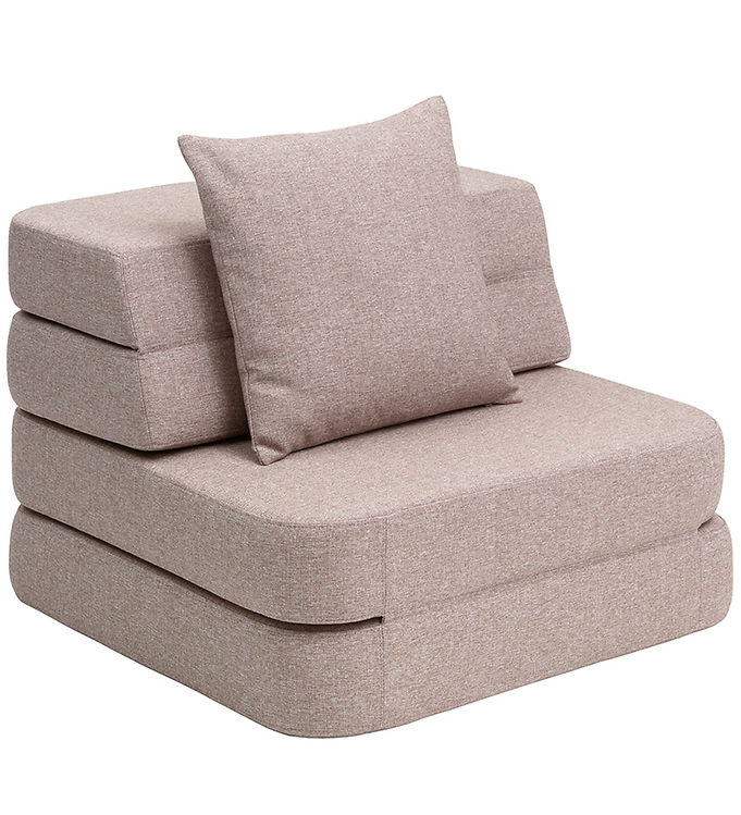 by KlipKlap Foldesofa - 3 Fold Single - 70 cm - Soft Rose