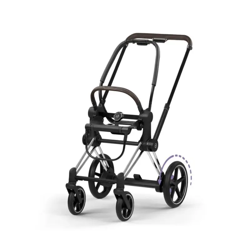 ePriam Style Stel inkl. sæderamme - Chrome Brown