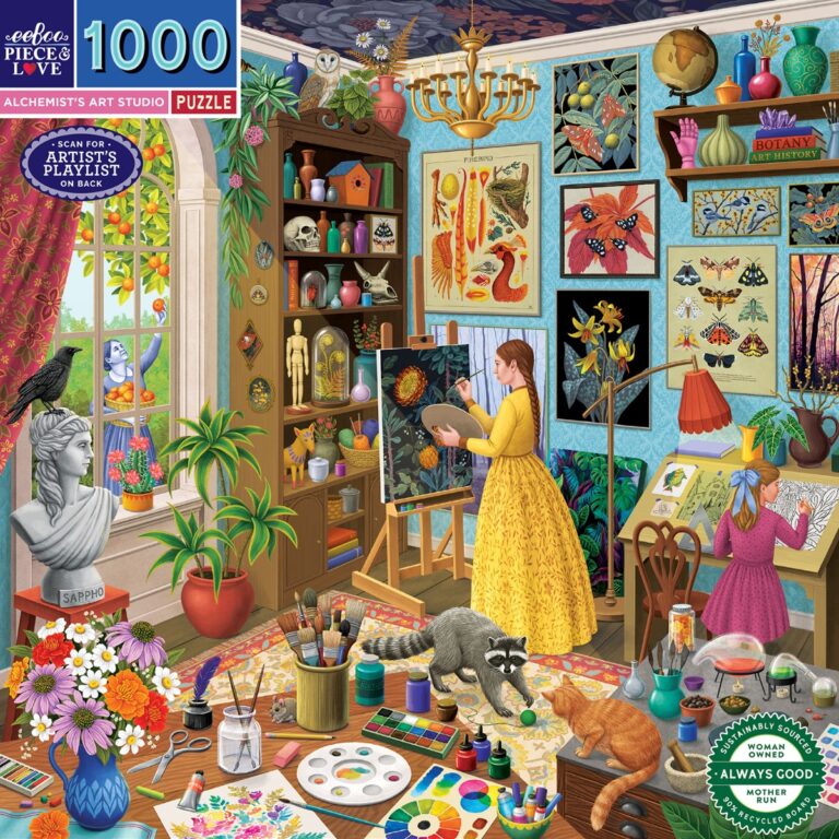 eeBoo | Puslespil 1.000 brikker - Alchemist's Art Studio