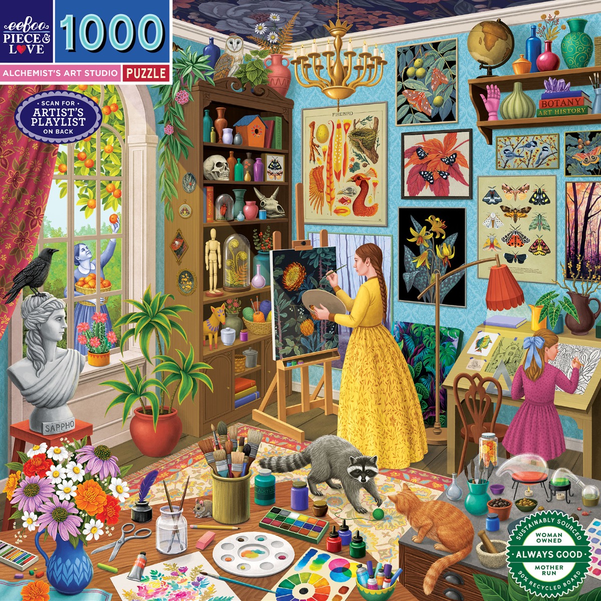 eeBoo | Puslespil 1.000 brikker - Alchemist's Art Studio