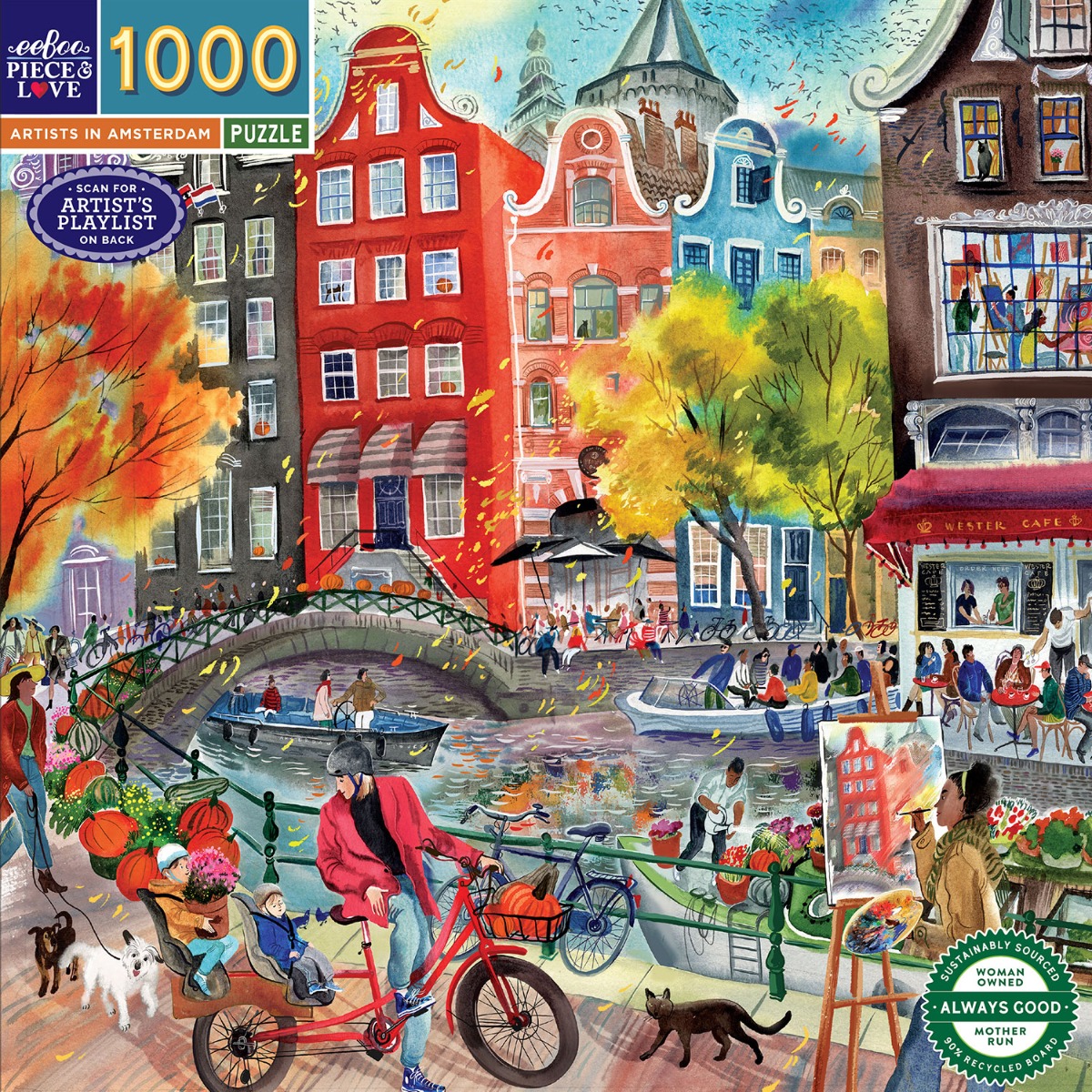 eeBoo | Puslespil med 1.000 brikker - Artists in Amsterdam