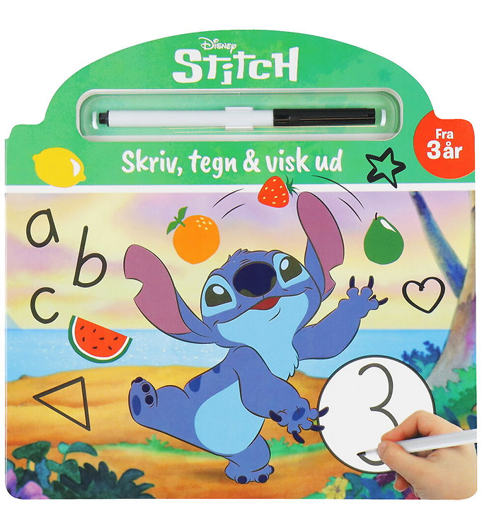 Alvilda Aktivitetsbog - Disney Stitch - Skriv, Tegn & Visk Ud Alvilda Aktivitetsbog - Disney Stitch - Skriv, Tegn & Visk Ud