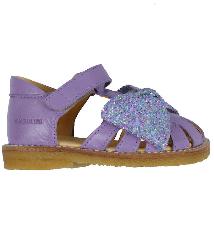 Angulus Sandaler - Begynder - Lilac/Confetti Glitter Angulus Sandaler - Begynder - Lilac/Confetti Glitter