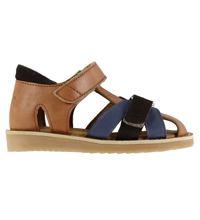 Angulus Sandaler - Tan/Indigo/Dark Angulus Sandaler - Tan/Indigo/Dark