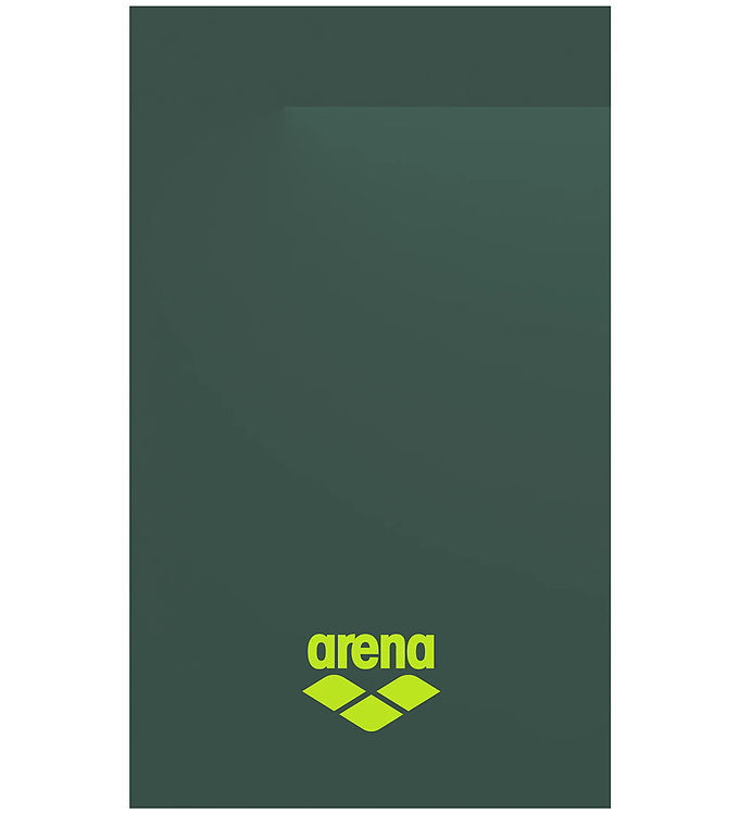 Arena Håndklæde - Microfiber - 175x90 cm - Dark Sage/Arctic Lime