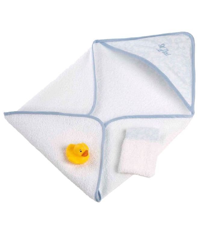 Asi Dukketilbehør - Badeslag - 36-43 cm - Hvid/Lyseblå Asi Dukketilbehør - Badeslag - 36-43 cm - Hvid/Lyseblå