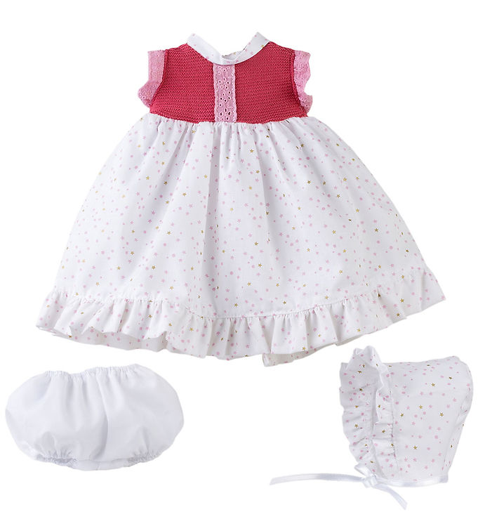 Asi Dukketøj - 36 cm - Koke - Hvid/Rosa Asi Dukketøj - 36 cm - Koke - Hvid/Rosa