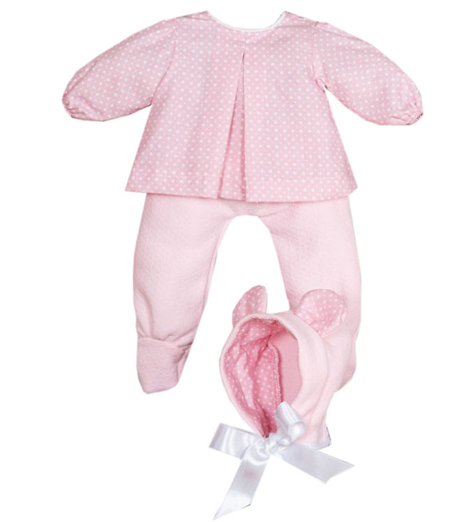 Asi Dukketøj - 43 cm - Maria - Lyserød/Hvid Asi Dukketøj - 43 cm - Maria - Lyserød/Hvid
