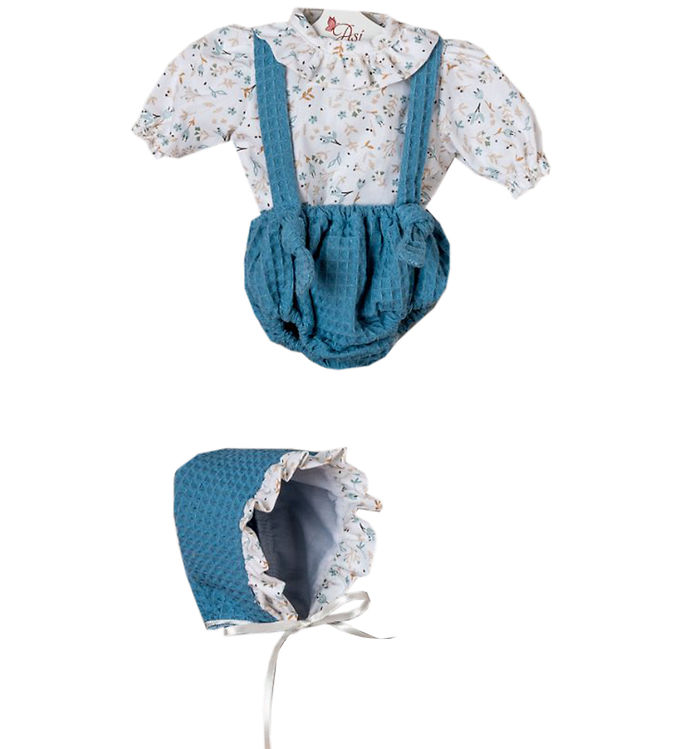 Asi Dukketøj - 46 cm - Leo - Blå/Hvid Asi Dukketøj - 46 cm - Leo - Blå/Hvid