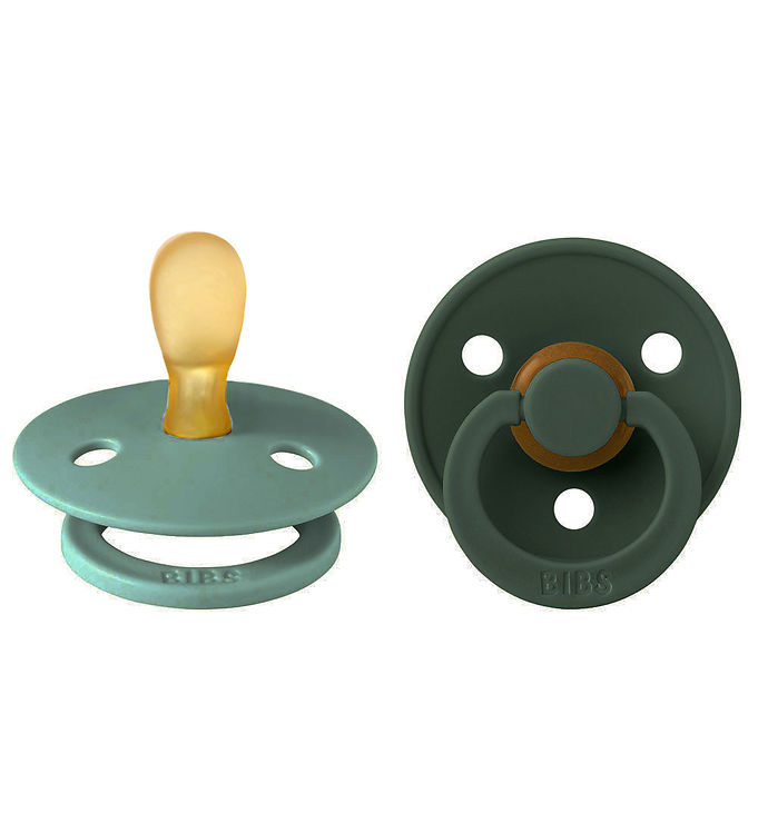 BIBS Colour Sutter - 2-pak - Str. 1 - Symmetrisk - Sage/Hunter G BIBS Colour Sutter - 2-pak - Str. 1 - Symmetrisk - Sage/Hunter G