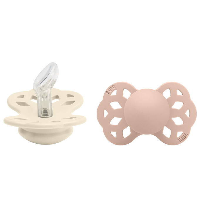 BIBS Infinity Sutter - 2-pak - Str. 1 - Anatomisk - Ivory/Blush BIBS Infinity Sutter - 2-pak - Str. 1 - Anatomisk - Ivory/Blush