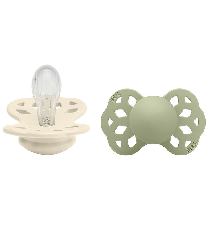BIBS Infinity Sutter - 2-pak - Str. 1 - Symmetrisk - Ivory/Sage BIBS Infinity Sutter - 2-pak - Str. 1 - Symmetrisk - Ivory/Sage
