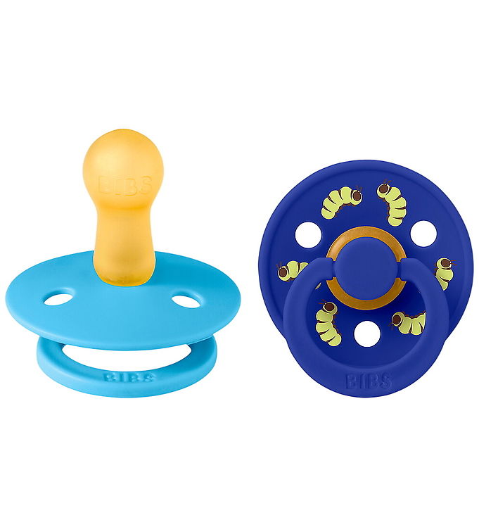 BIBS Studio Colour Sutter - Str. 2 - Rund - 2-pak - Breeze/Sonic BIBS Studio Colour Sutter - Str. 2 - Rund - 2-pak - Breeze/Sonic